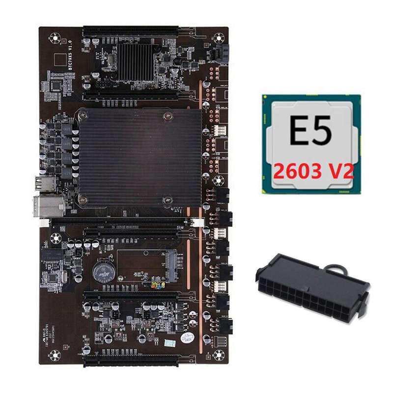 H61 X79 Btc Motherboard with E5 2603 V2 Cpu for Btc Miner Mining
