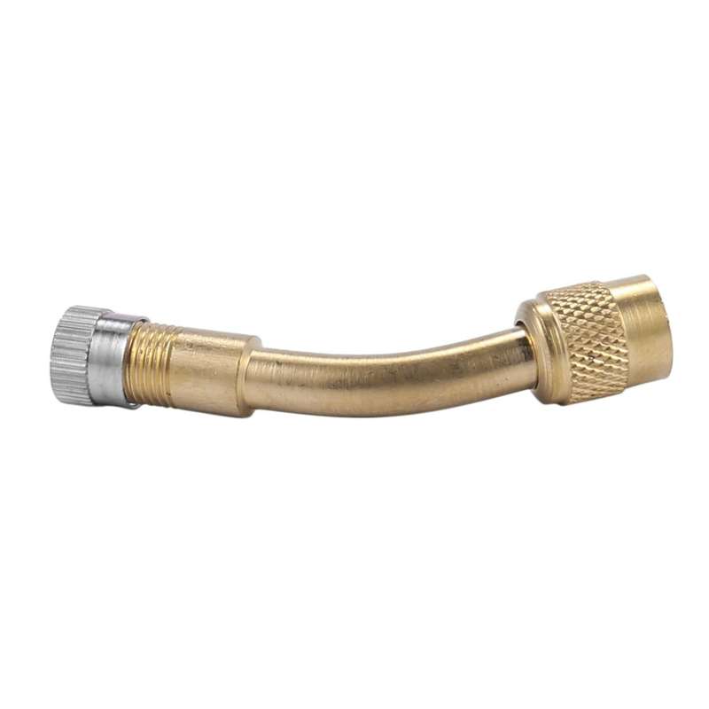 2 Pcs 135 Degree Air Tyre Valve Extension Adaptor for Motorcycle Cars