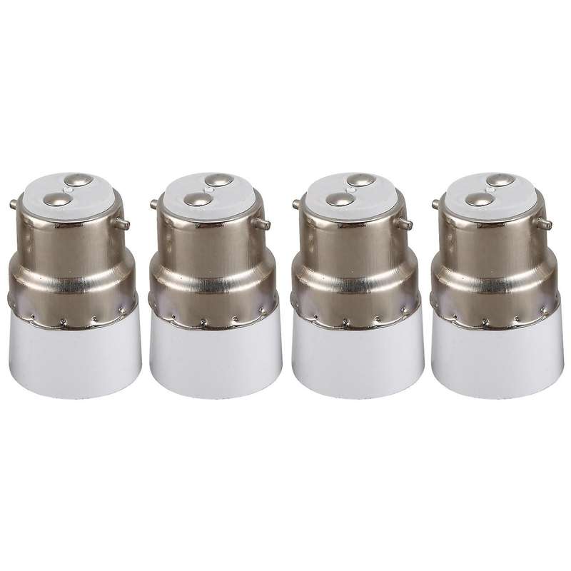 Ac 220v B22 to E14 Base Socket Light Lamp Bulb Adapter Holder 4pcs