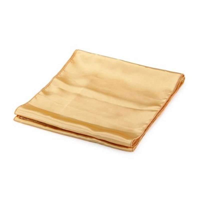 Runner Table Cloth Centre In Satin Gold 30 X 275 Cm