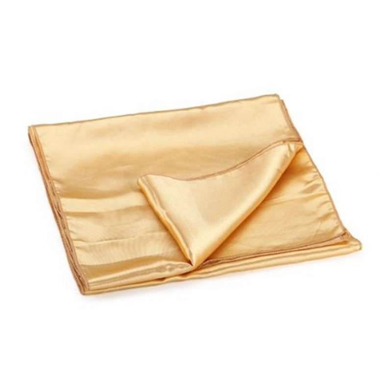 Runner Table Cloth Centre In Satin Gold 30 X 275 Cm