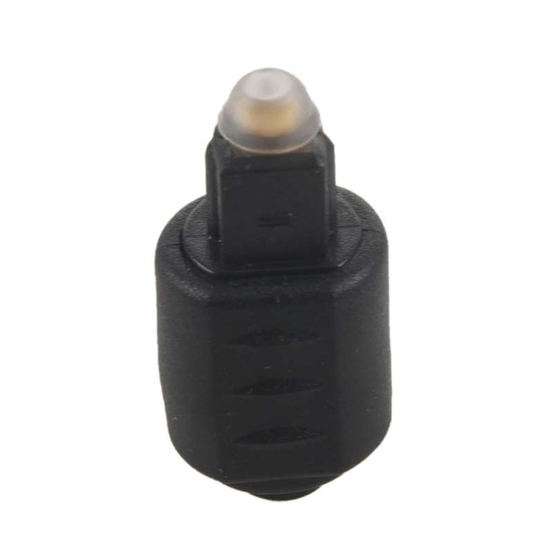 2x Mini Optical Audio Adapter 3.5mm Female Jack to Digital Male Plug
