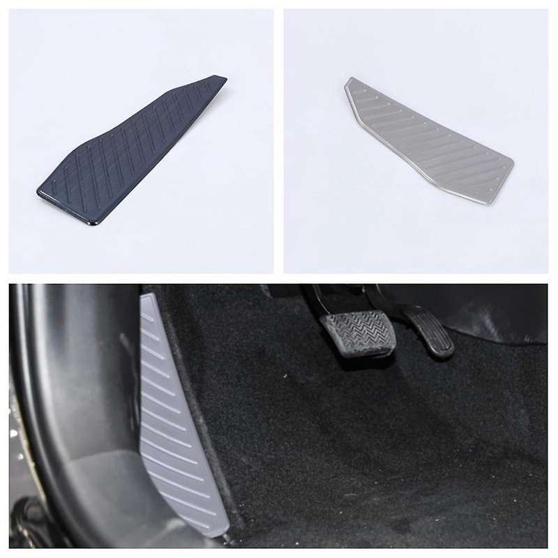 Rest Pedal Foot Pads Cover Trim for Toyota Corolla Cross 21-22 Silver
