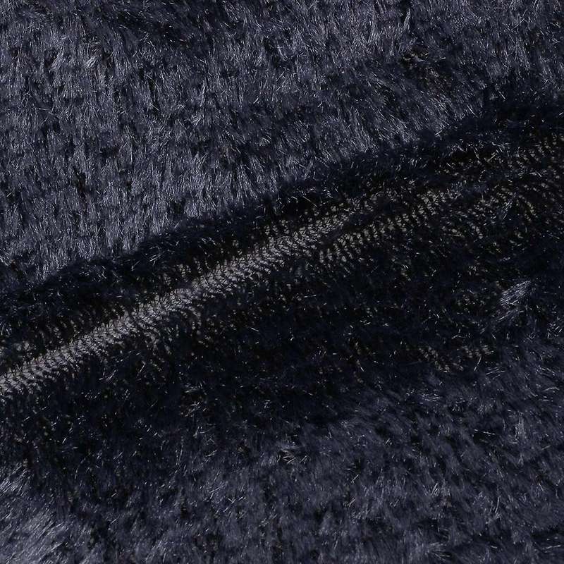 Home Rugs Living Bedroom Plush Rugs Black 40 X 40cm