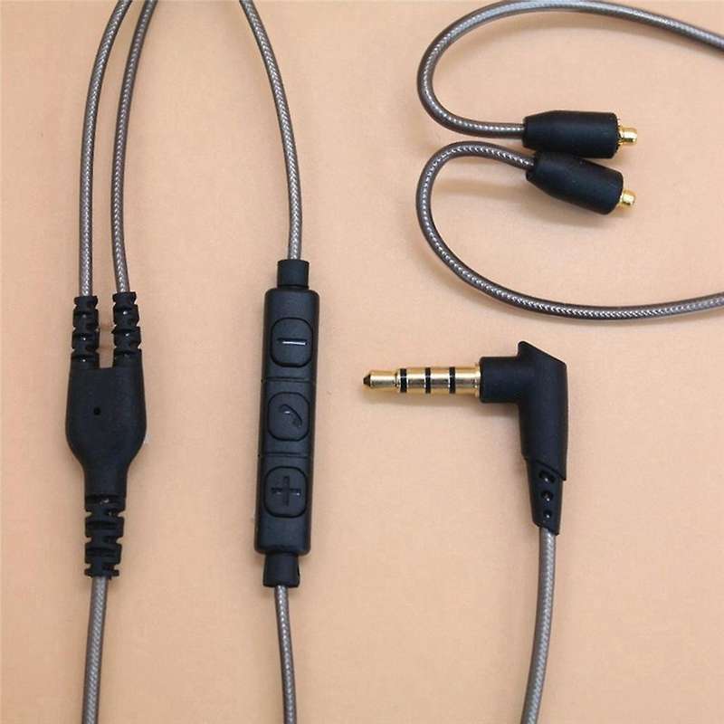 Three-button Wired Headset Cable for Shure Se215/425/535/846/ue900