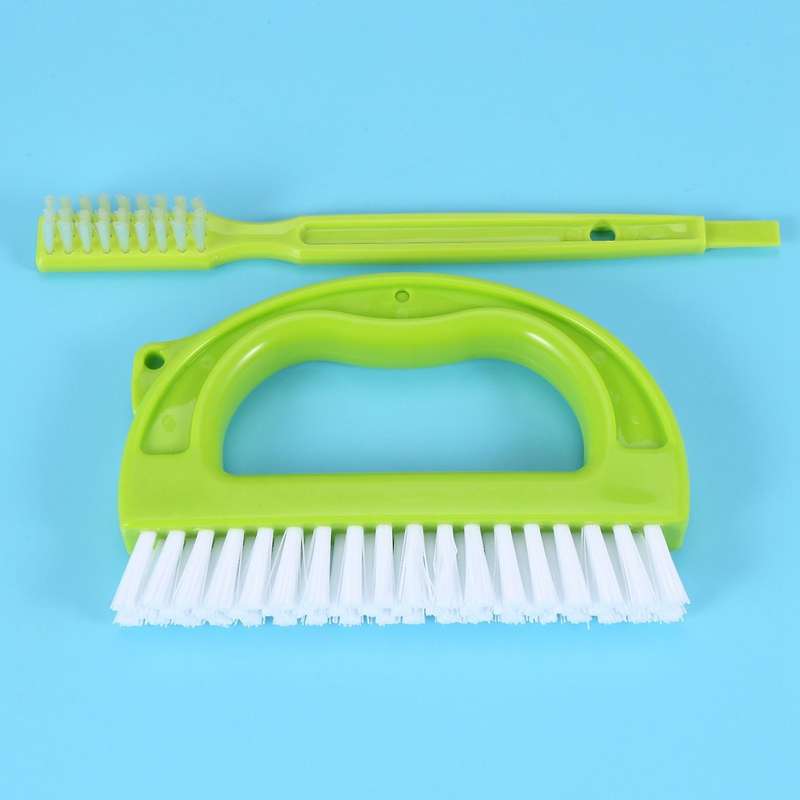 Grout Brush,(3 In 1)cleaner Brush,tile Joint Scrub Brush with Handle