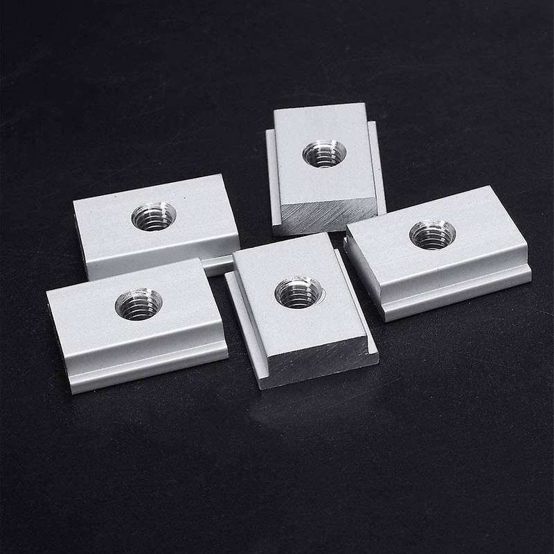 6pcs M8 T-track Slider Aluminum Alloy for Profile Woodworking Tool