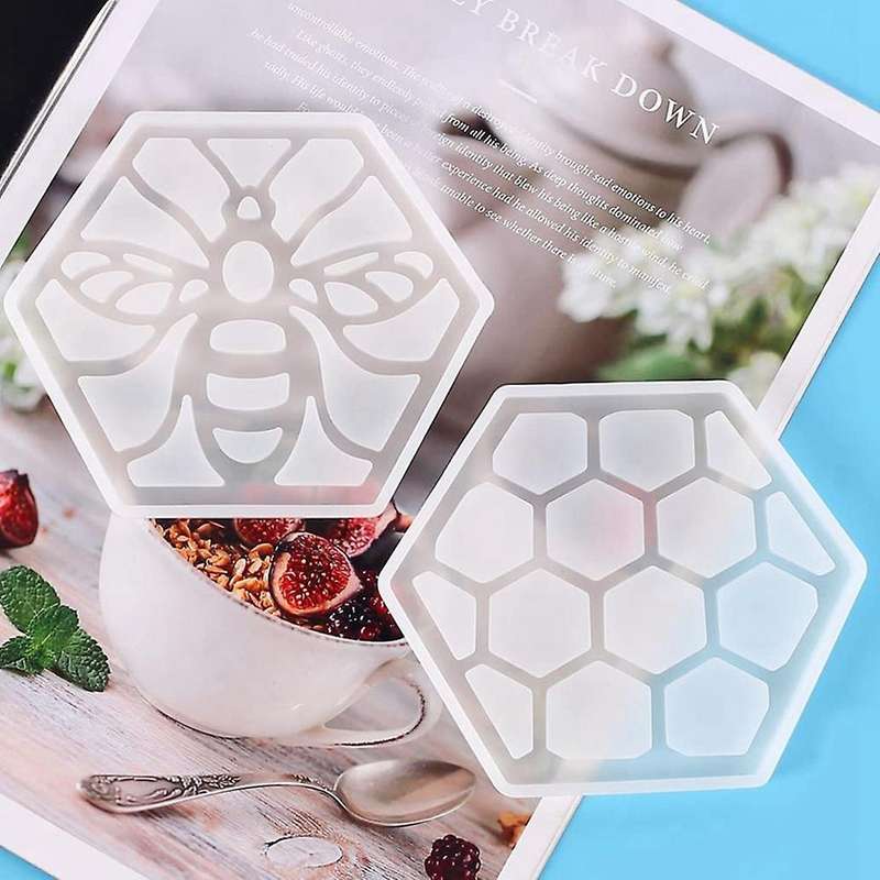 Resin Coaster Molds Silicone Car Cup Holder Mould for Diy Craft