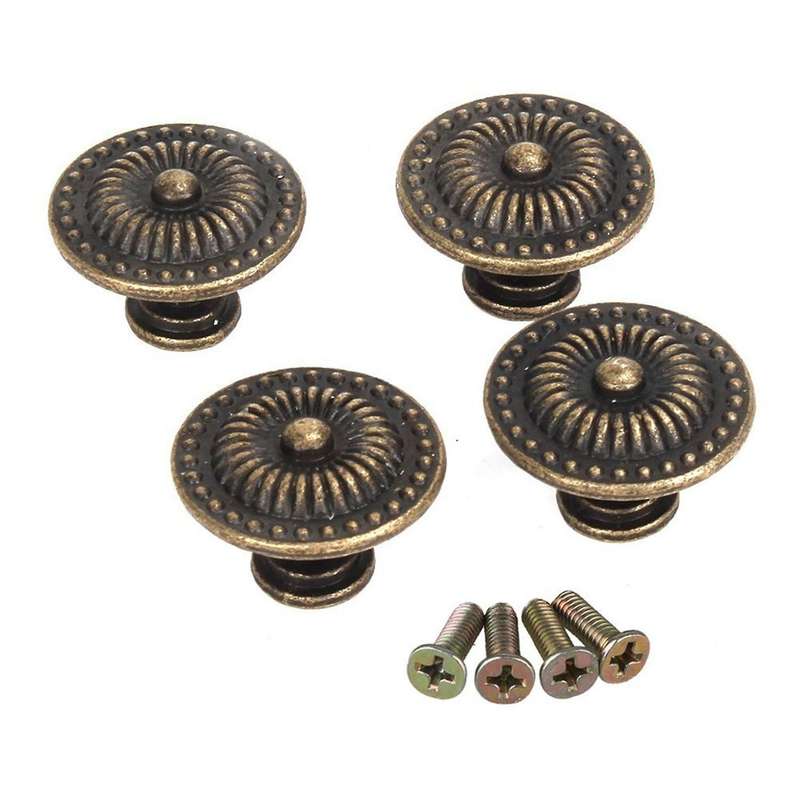 Rund Moebelknoepfe Bronze Schranktuer Schublade Packung Von 4