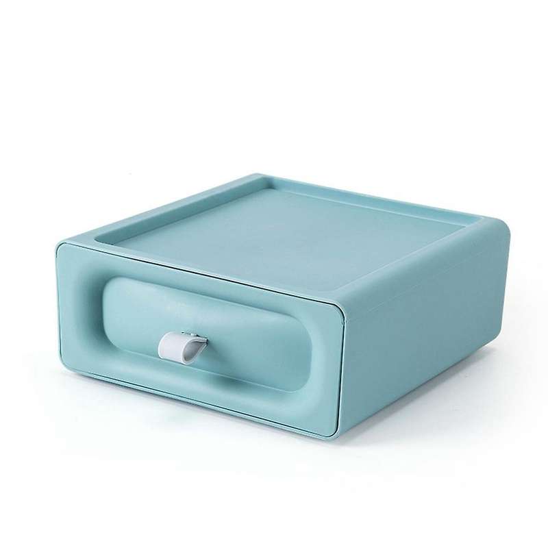 Under Desk Drawer Adhesive Storage Box for Office Pen Holder A