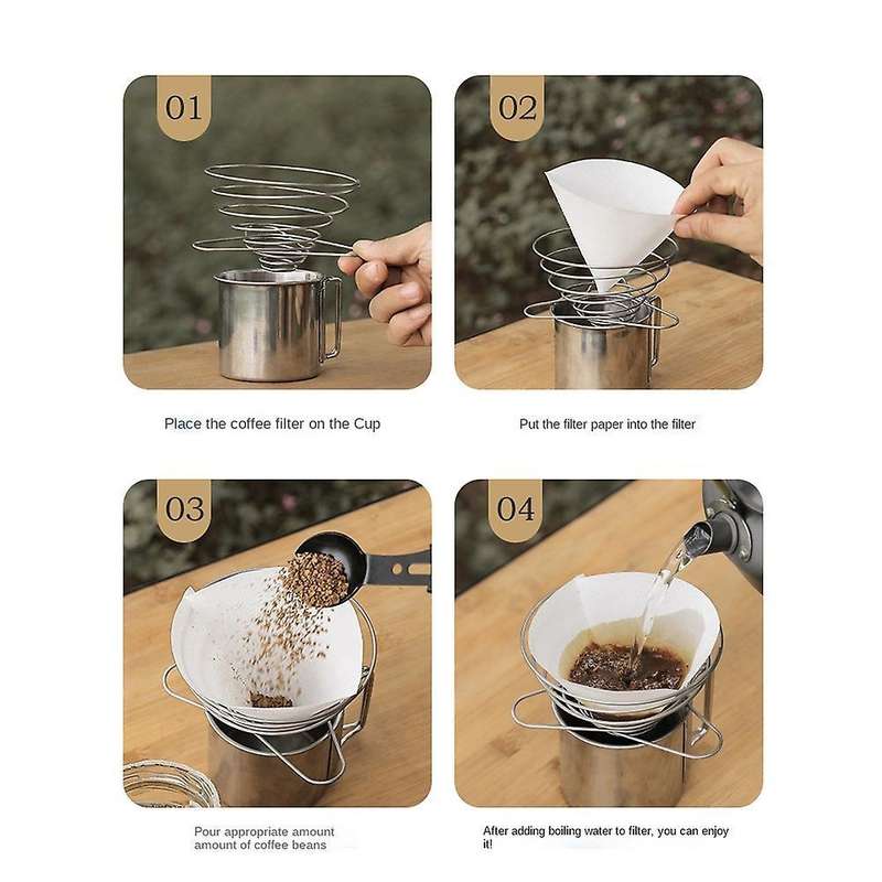 Reusable Steel Coffee Dripper Reusable Pour Over Coffee Maker(s)