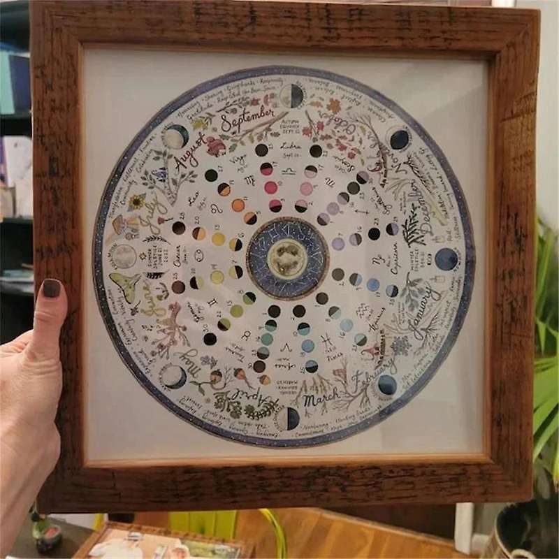 4pcs Painting 2022 Lunar Calendar Annual Ring Bedroom Decor Picture
