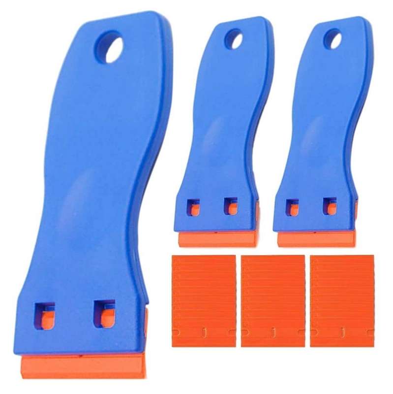 Plastic Scraper Scraper 3pcs & Scraper Blade 27 Pcs Razor Blade Tool