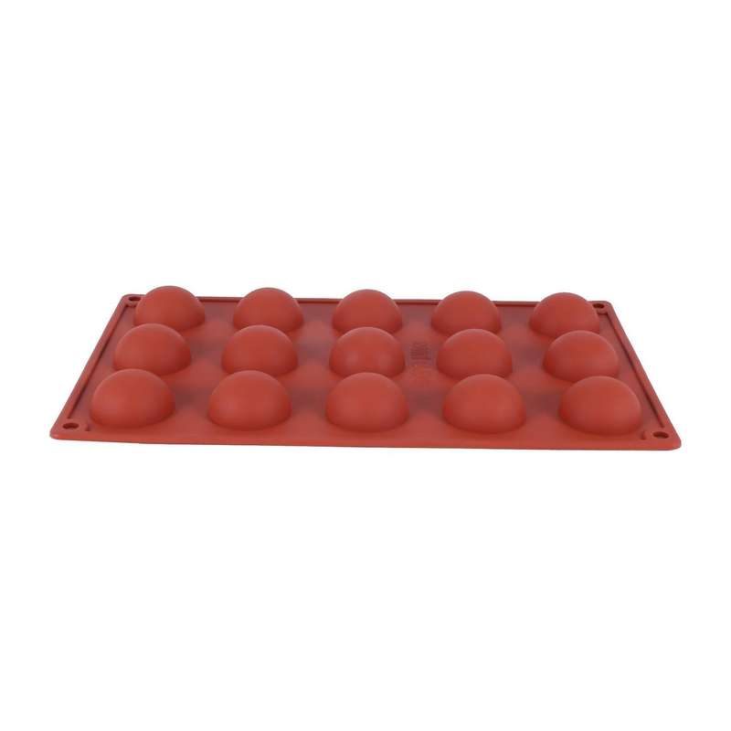 15 Demi-spheres Moule En Silicone,antiderapant,gateau De Cuisson