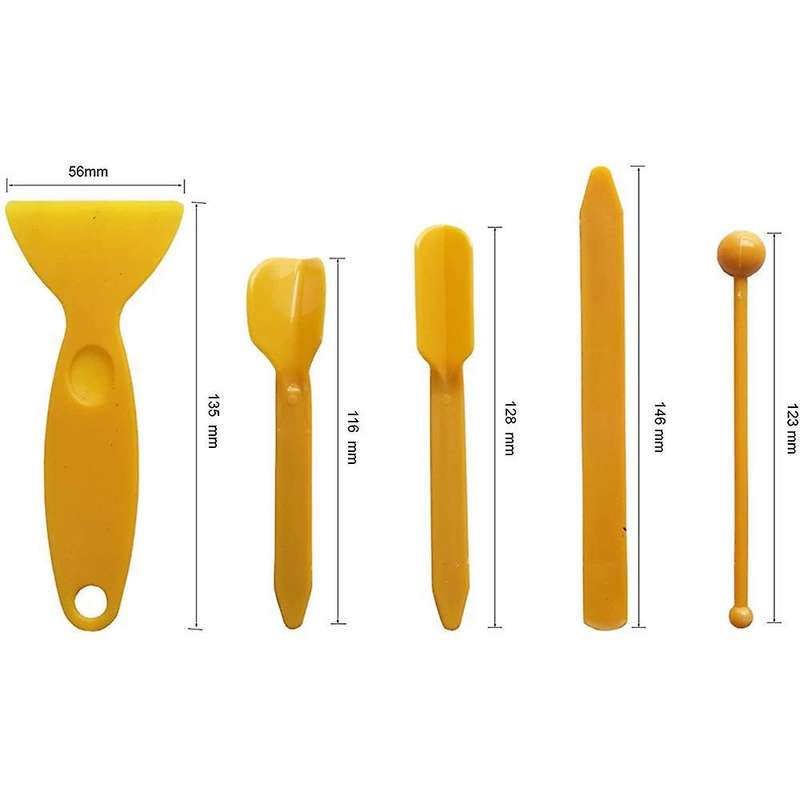 Silicone Sealant Smoothing Tools Caulk Finishing for Bathroom, 14 Pcs