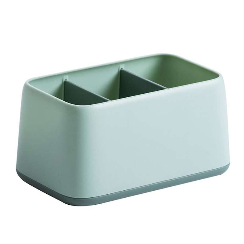 Desktop Remote Control Storage Box for Home Class 3 Storage Box-green