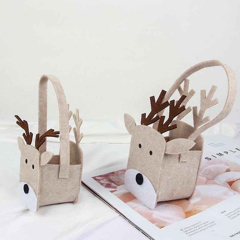 Storage Basket Christmas Decoration Storage Bag Candy Basket C