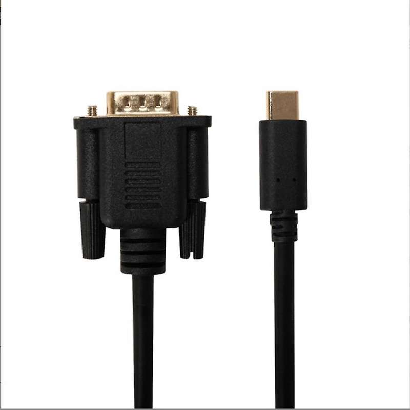 1.8m 1080p Type-c to Vga Data Cable for Laptop External Projector