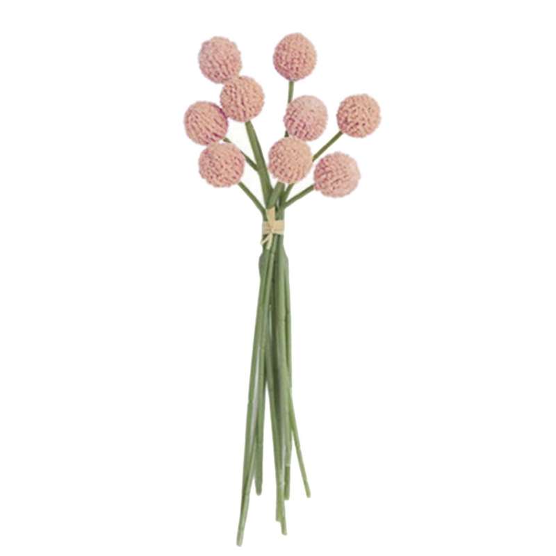 9 Pcs Golden Ball Artificial Flower Ball C