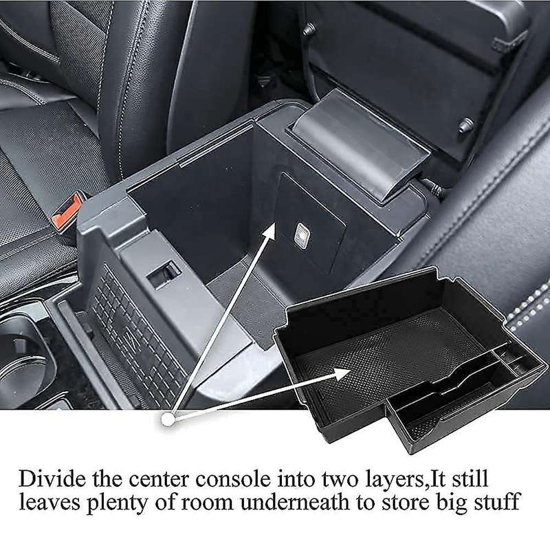 Center Console Organizer for Ford Explorer 2020 Armrest Storage Box