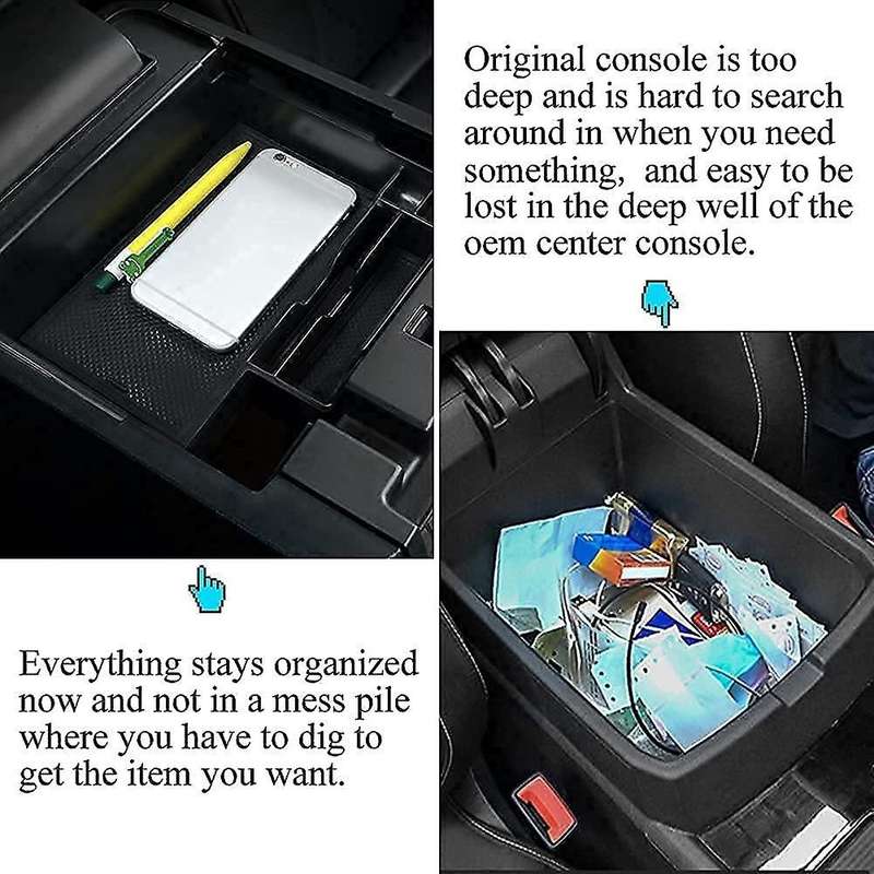 Center Console Organizer for Ford Explorer 2020 Armrest Storage Box
