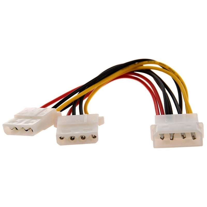 Computer Molex 4 Pin Power Supply Y Splitter Cable
