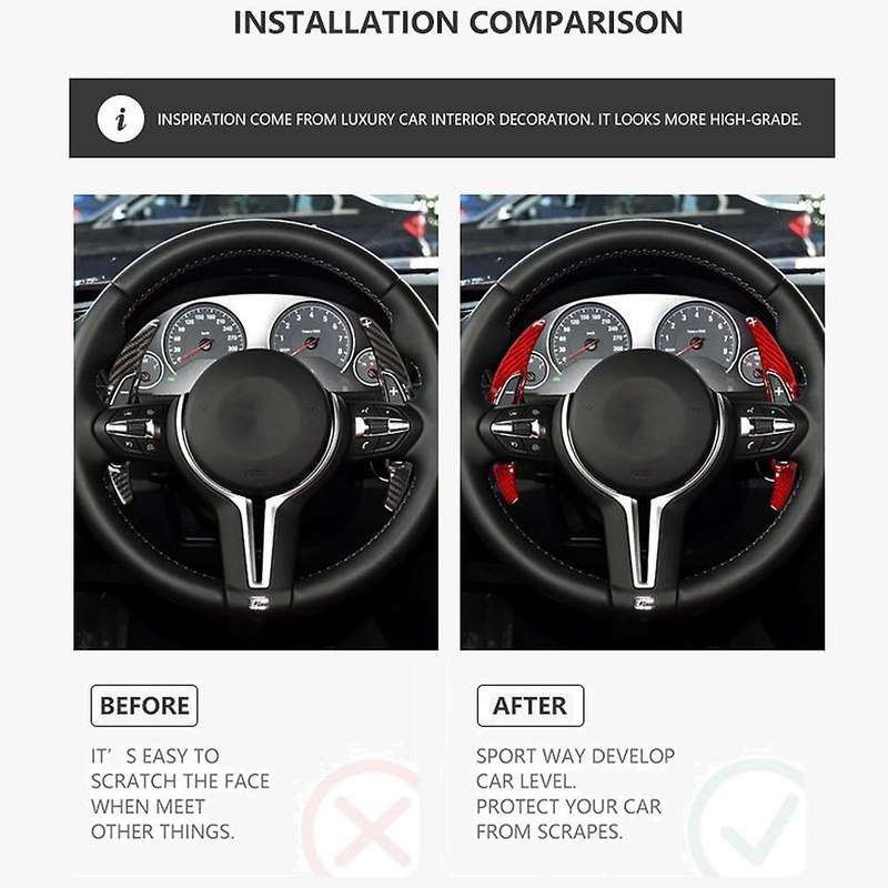 For -bmw 2 3 4 5 6 Series F82 Car Steering Wheel Paddle Shifter Cover