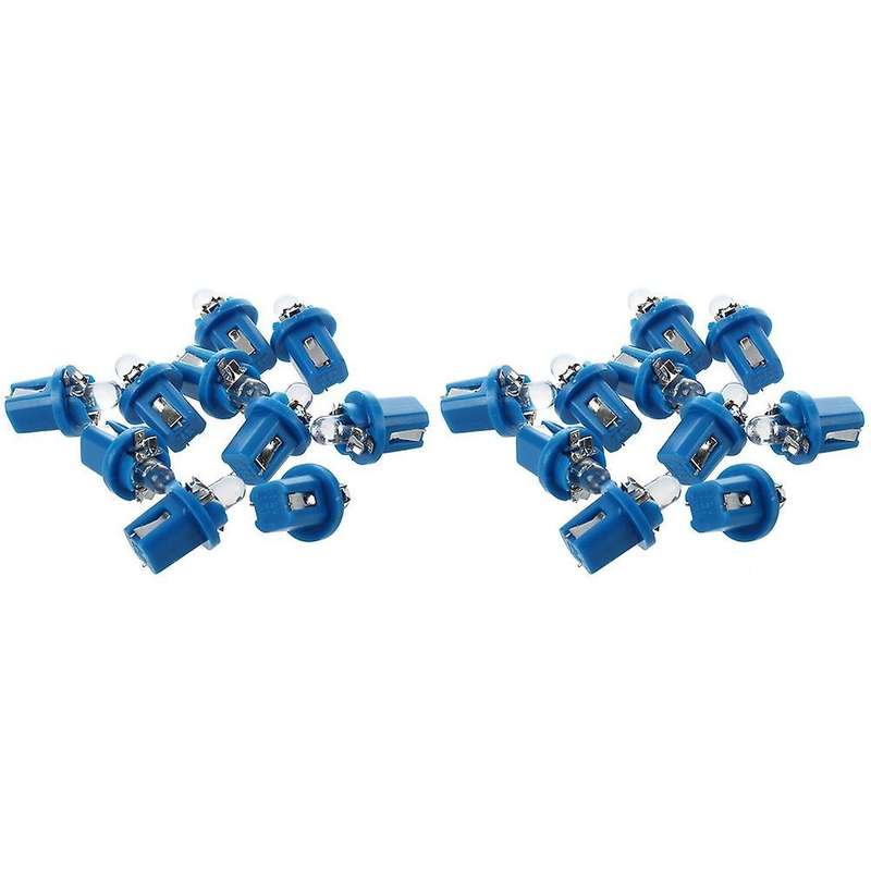 20 X T5 Blue Led Car Gauge Dash Dashboard Light Bulb Lamp