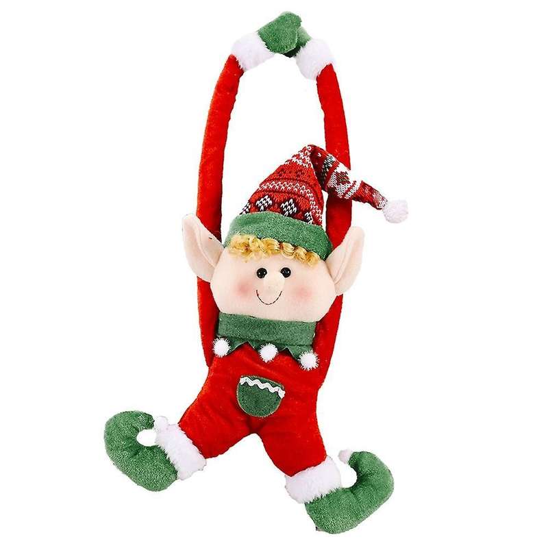 Christmas Decoration Plush Elf Doll Christmas Tree Hanging Ornament A