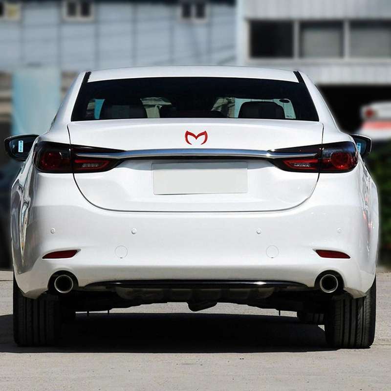 2x Silver Evil M Logo Emblem Badge Decal for Mazda All Model Car Body