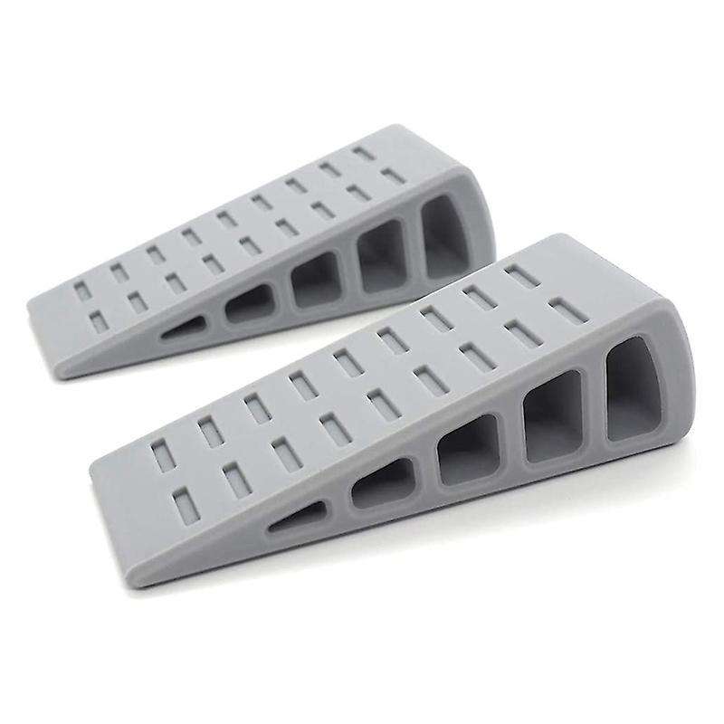 Laptop Stand Desktop Non-slip Stand Ultra-compact Stand 2 Pcs (gray)