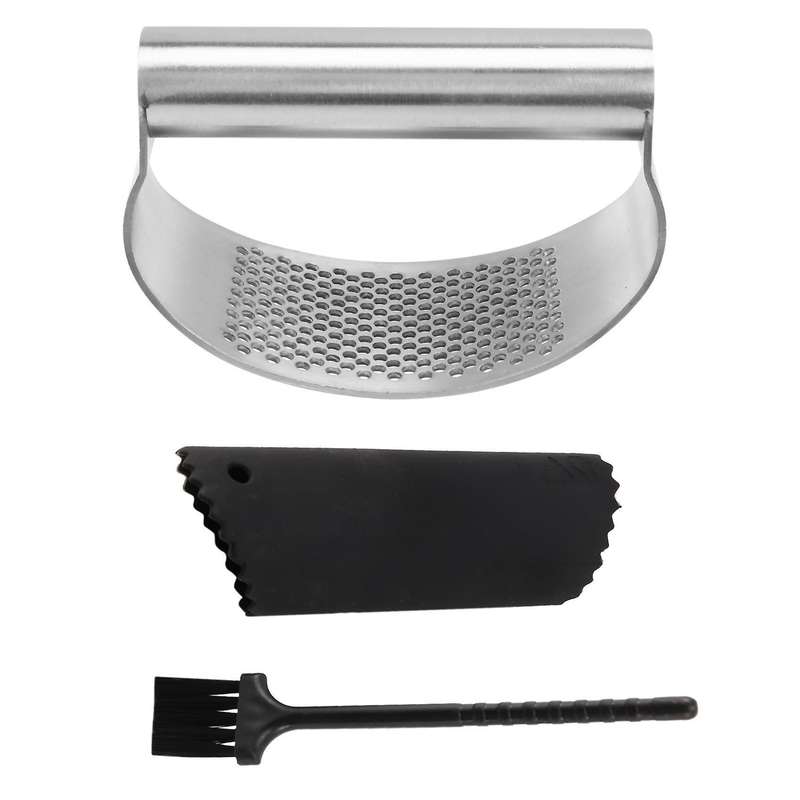 3 Pcs Manual Ginger Garlic Peeler &cleaning Brush Kitchen Gadget Set