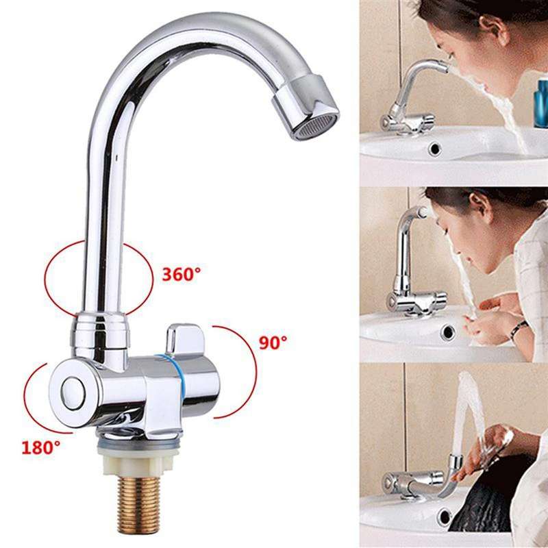 Caravan Boat 360 Degree Rotation Copper Basin Cold Water Faucet Tap