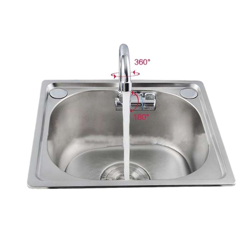 Caravan Boat 360 Degree Rotation Copper Basin Cold Water Faucet Tap