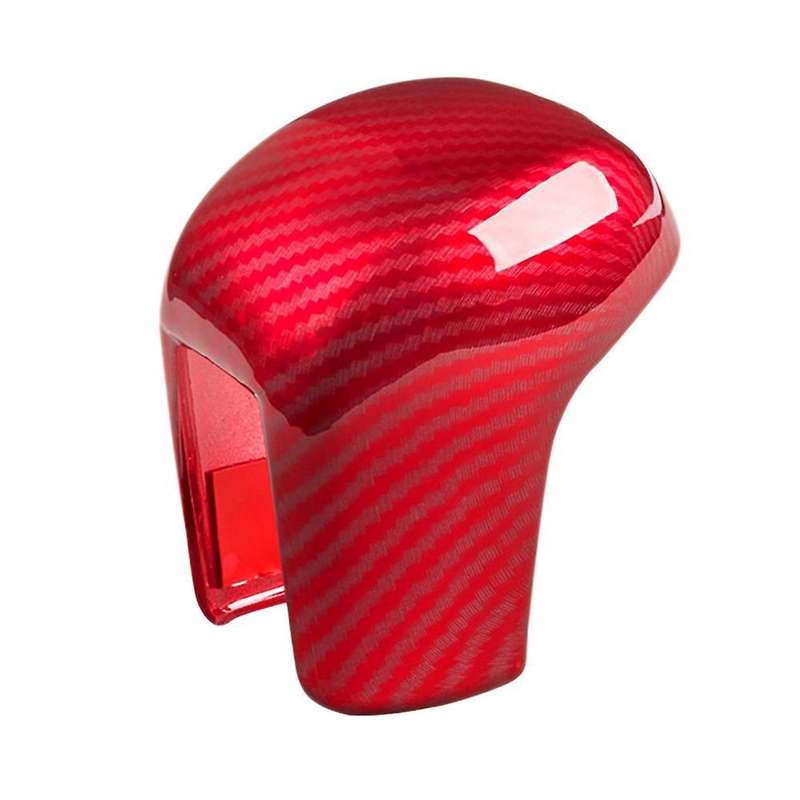 Red Carbon Fiber Car Gear Shift Knob Cover for Honda Civic 2022