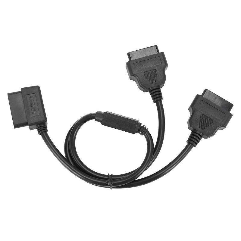 50cm Y Style Obd 2 Splitter Cable Male to Dual Female Diagnostic-tool