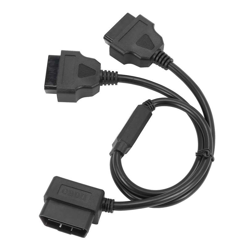 50cm Y Style Obd 2 Splitter Cable Male to Dual Female Diagnostic-tool