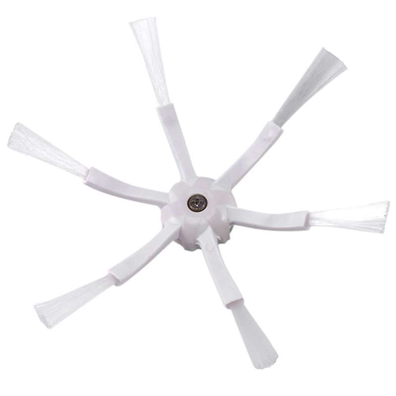 8x White 6 Arms Side Brush for Xiaomi 1s Mi Robot 2 Roborock S50 S51