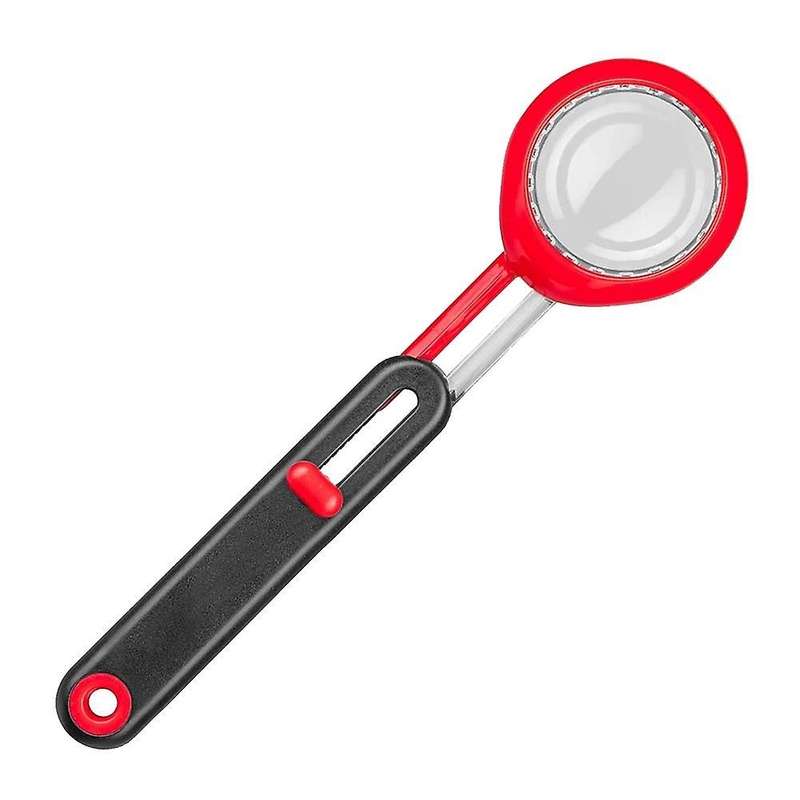 Powder Adjustable Lever Measuring Spoon Coffee Measure Scoop Red