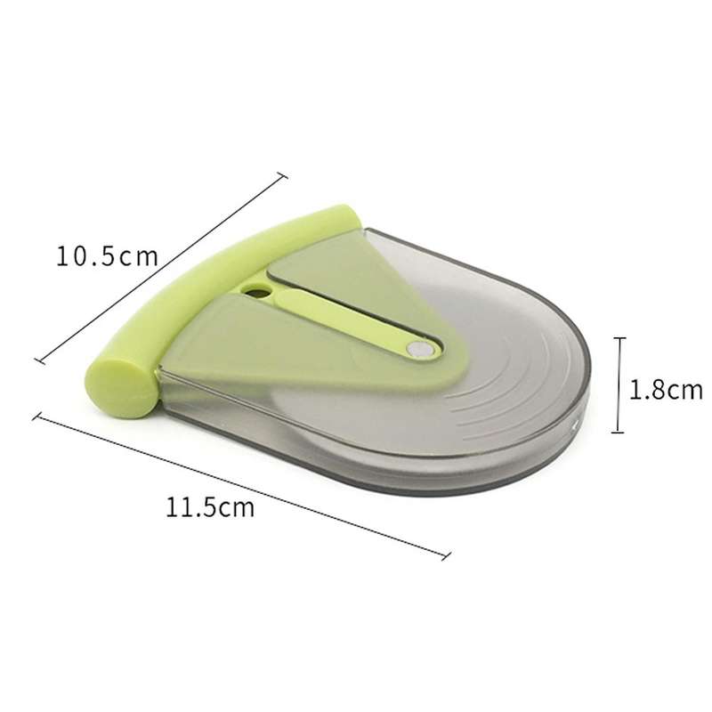 2 Pizza Cutter Wheel Noodle Machine,stainless Steel with Cover,green