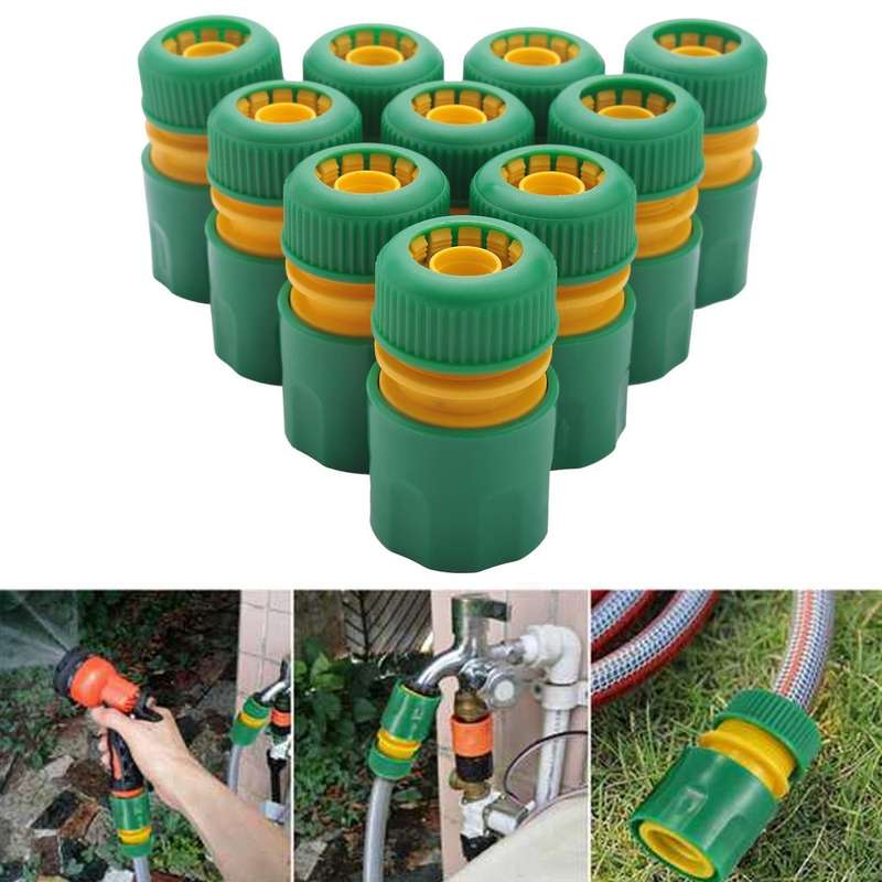 10pcs 1/2 Inch Hose Tap Water Hose Pipe Connector Connect Adapter