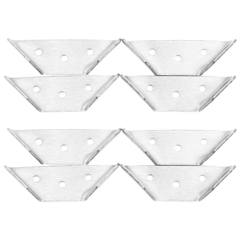 8pcs Stainless Steel Angle Code Right Angle Fixed Bracket