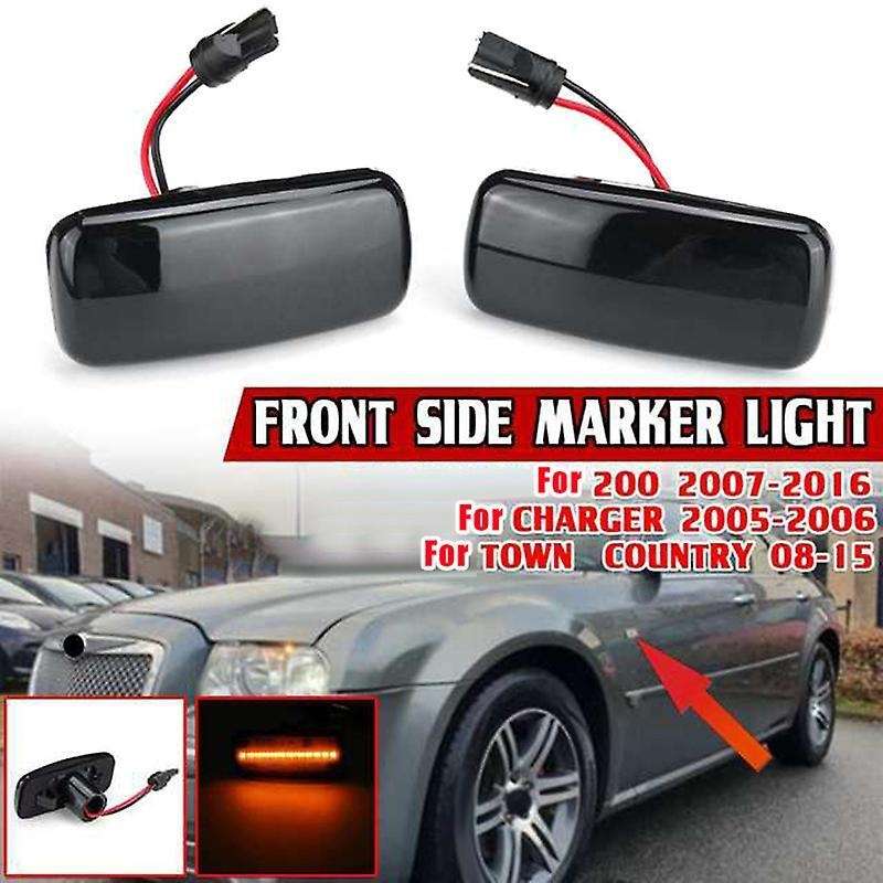 For Chrysler 200 300c Sebring Dodge Caliber Nitro Signal Light Black