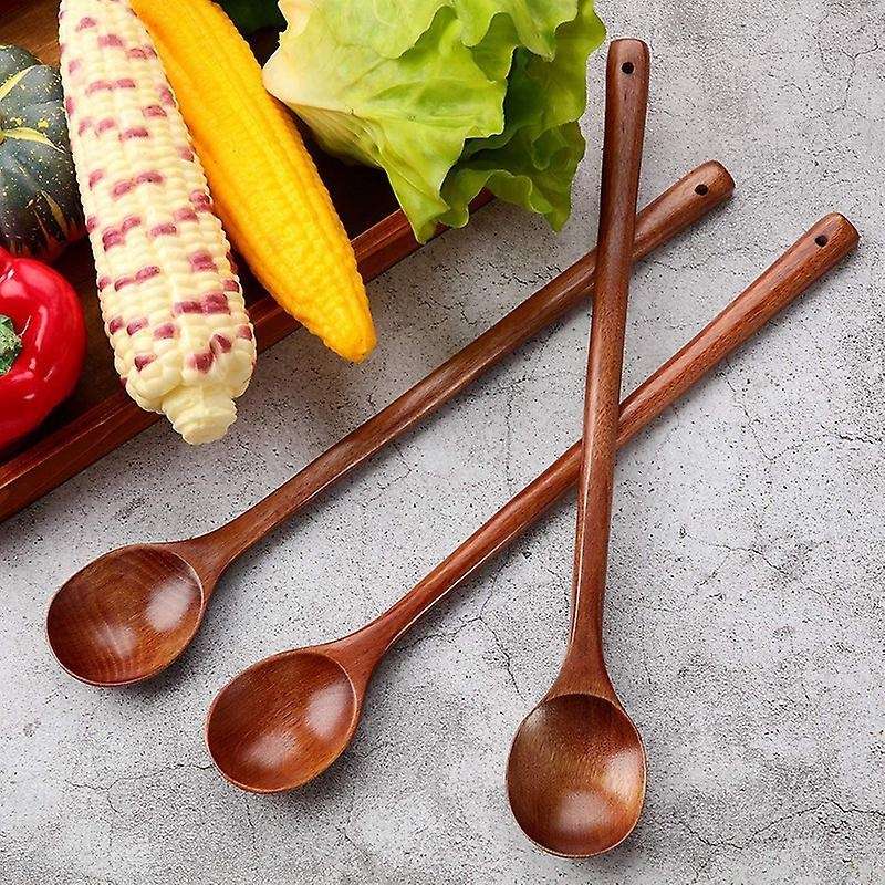 Mixing Spoons Kitchen Soup Serving Spoons Long Handle Cooking Spoons