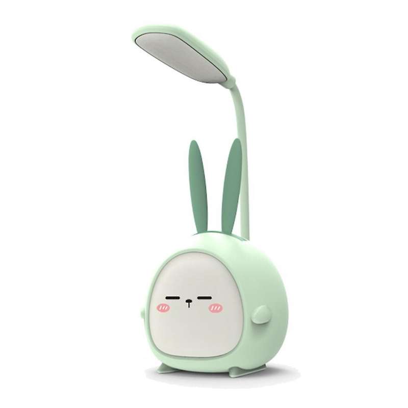 Portable Led Desk Lamp Foldable Light Cute Cartoon Desk Lamp Green