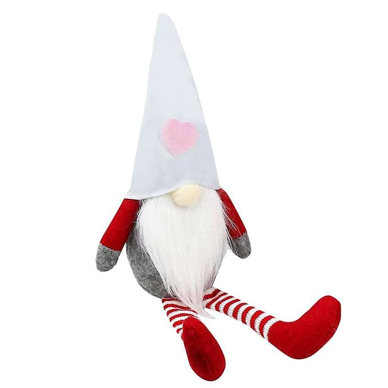 Gnome Long-legged Festive Plush Rudolph Doll Toy for Valentines,a