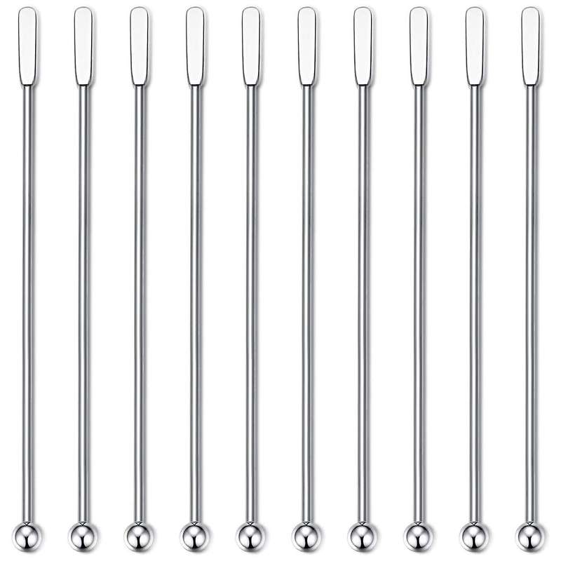 12pcs Swizzle Sticks, Premium Cocktail Beverage Drink Stirrer Stick