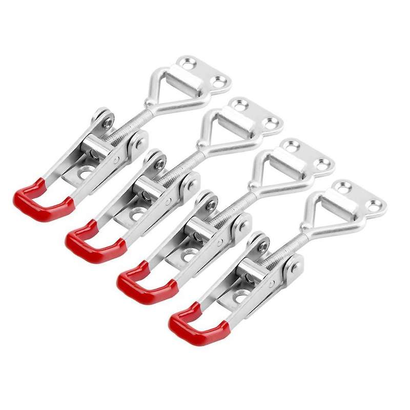 4pack-metal Door Cabinet Box Case Toggle Latch Hasps (s)