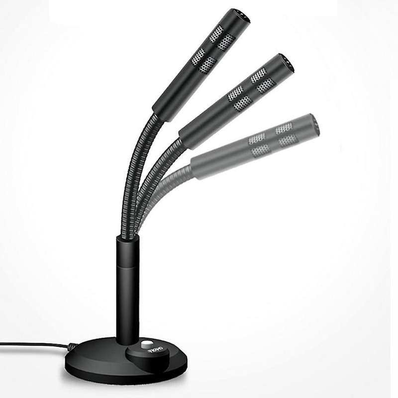 Usb Microphone 360 Omnidirectional Wired Microphone Adjustable Angle