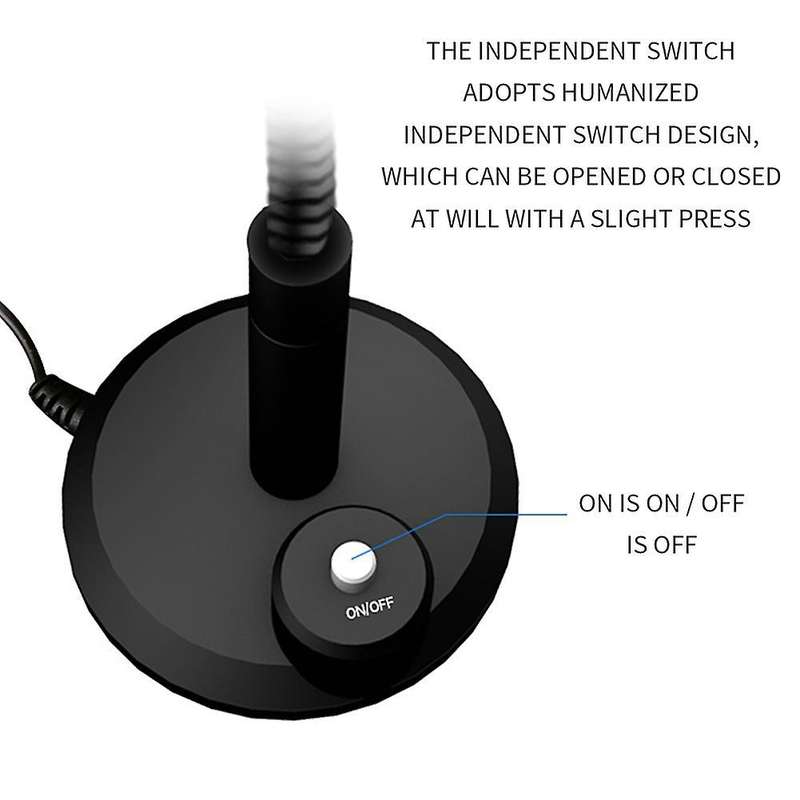 Usb Microphone 360 Omnidirectional Wired Microphone Adjustable Angle